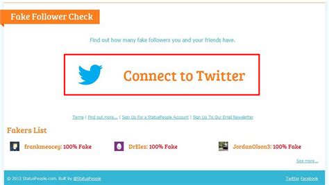 how to see if someones twitter followrers are fake